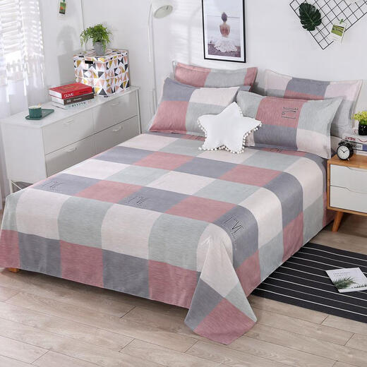 Bedsheets, skin-friendly brushed thickened sheets, single piece, double, single, kang single, student dormitory, multi-purpose for all seasons. Specifications, Brown Bear Bedsheets, 2.5mX2.3m
