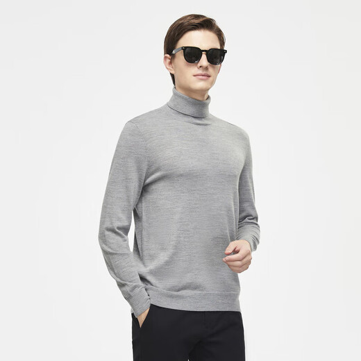 Youngor Men's Sweater 2022 Autumn and Winter Young Men's Business Casual Sweater VYHW639995DGA Gray 105cm