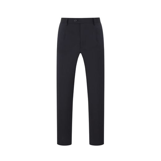 YOUNGOR Suit Pants Men's 050 Style Suit Pants Suit Pants Wool Material Autumn and Winter Warm and Comfortable Navy Blue 37 180/92A
