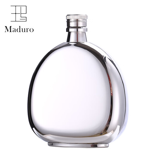 Maduro304 Stainless Steel Large Wine Bottle Outdoor Carry Convenient Kettle Large Capacity Wine Bottle 17 ounces 1 Jin Jin is equal to 0.5 kilograms with engraving customization