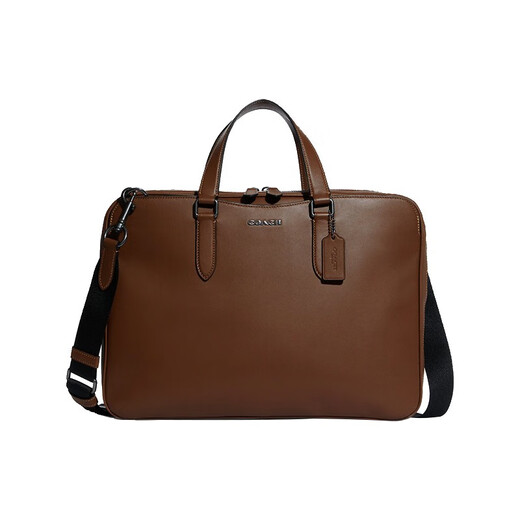 COACH Graham Series Men's Briefcase Crossbody Bag Handbag Computer Bag Solid Color C8170 Dark Brown C8170-QBSD
