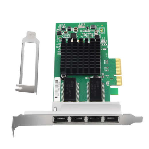 ZT-net Gigabit Dual-Port kabelgebundene Netzwerkkarte Intel Chip PCIex4 Vier-Port-Server-Erweiterungskarte Soft Routing ROS-Konvergenz Machine Vision Industriekamera-Server-Netzwerkkarte I350 Gigabit Vier-Port-Netzwerkkarte PCIE X4