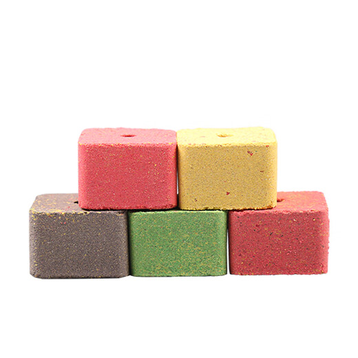 Fishing King Silver Carp and Bighead Carp Giant Cube Bait Flap Explosion Hook Special Fishing Bait Sea Rod Throwing Rod Sour Nest Material Sour Cake