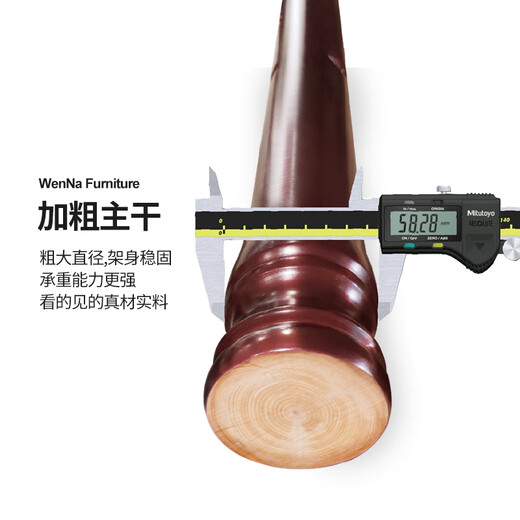 Wenna coat rack solid wood coat rack floor-standing office elegant clothes rack living room clothes rack bedroom clothes hanger 3819