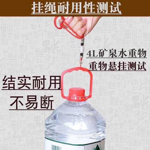 Tang Huisse hand-woven jade pendant necklace rope Hetian jade pendant pendant lanyard jade pendant for men and women 925 silver + Hetian jade brown model