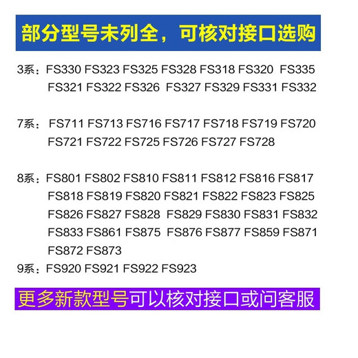 FEIYI适合飞科电动剃须刀FR6刀头刮胡刀网罩配件刀片刀网支架集成（双刀头） 适合FS727 FS728 FS801 FS802