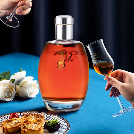 张裕桶藏12年可雅XO白兰地洋酒单支礼盒装带手提袋700ml高档宴会送礼 700mL 1瓶 700ml