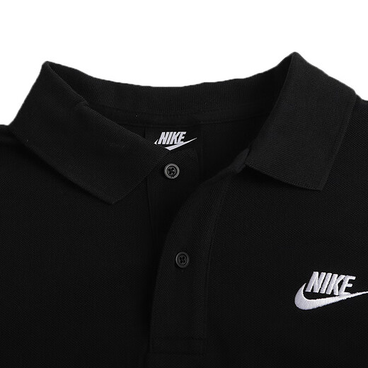 耐克（NIKE）POLO衫男 夏季新款官方舰店高尔夫运动休闲服透气半袖翻领短袖T恤 FN3895-010/黑色新款/正常尺码 L 175/92A