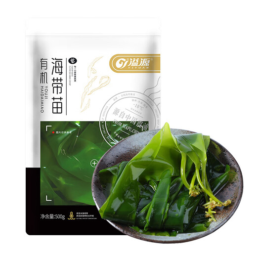 溢源【源头直发】有机盐渍海带苗海带嫩芽500g凉拌凉菜煲汤火锅食材 500g有机盐渍海带大苗