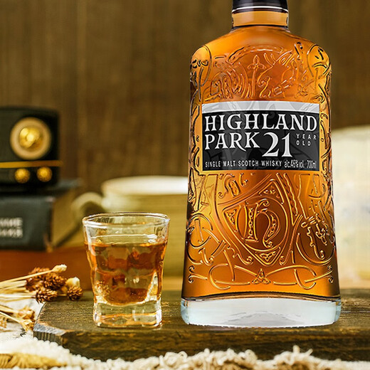 高原骑士（Highland Park）12年/16年/18年/21年苏格兰单一麦芽威士忌 原瓶进口洋酒 高原骑士21年 单瓶装 700ml-有码