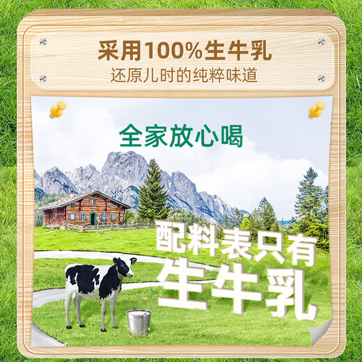 Mengniu Raw Milk Pure Milk Powder 300g/bag High Calcium Teenage Student Milk Powder Family Nutrition High Calcium Milk Powder Breakfast 300g (15 pieces)