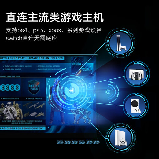 Vichensi OLED self-illuminating 4K portable display external mobile phone computer notebook Macbook/Ps5/Switch office game design professional extended secondary screen 15.6-inch OLED 4K 16 9 touch SU15TO