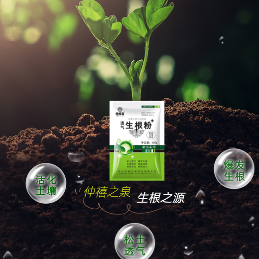 Zhongxiquan Breathable Rooting Powder Vegetables and Flowers Field Fruit Trees and Fruits Transplanting Seedlings Rapid Rooting Agent Powerful Rooting Liquid 500g*3 Bags