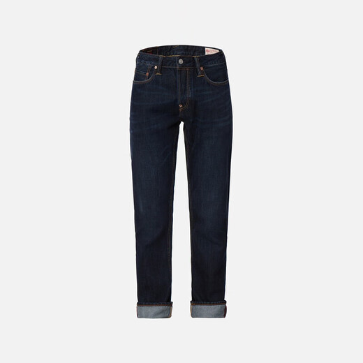EVISU  男士佛头迷彩刺绣修身剪裁牛仔裤男2EAHTM2JE12210CT 牛仔蓝 28