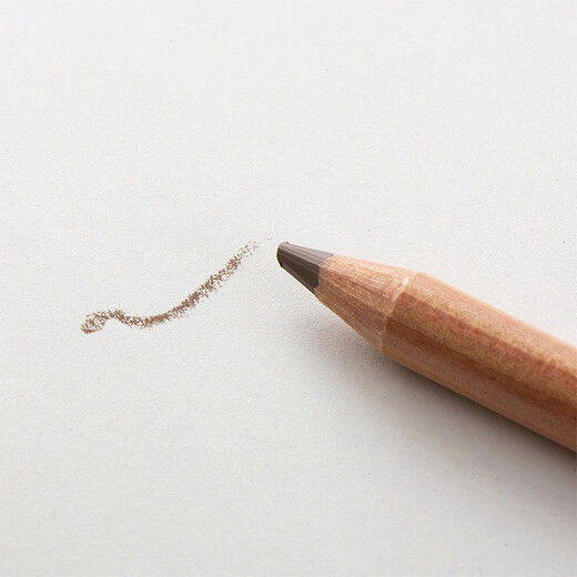 MUJI wooden eyebrow pencil, smooth color and no clumping OAB0CC0A natural brown 2S 1.6g