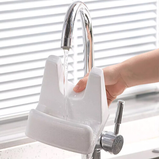 Home Story Japanese imported pot lid rack pot lid placer kitchen drain rack sitting countertop storage artifact spatula storage rack off-white (1 piece)