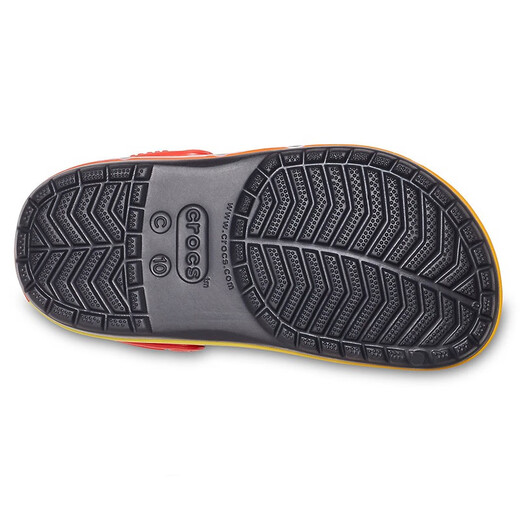 Crocs off-code clearance Crocs children's Crocs Cars cartoon slippers 206472-001 black 206472_001 22 -23