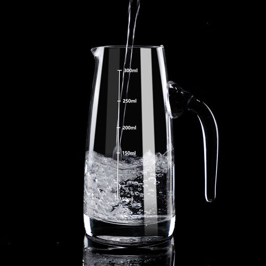 He Jiagong white wine dispenser thickened glass flask household small teapot foreign wine red wine decanter restaurant small wine glass seven-character pot 1000ml (with scale) 1000ml