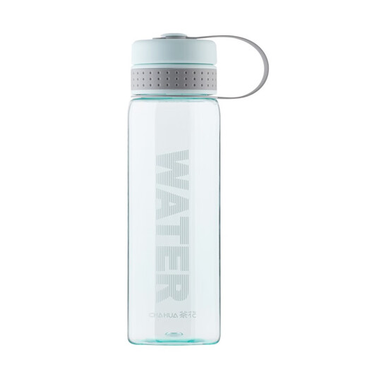 Camellia Water Cup Extra Large Capacity Plastic Water Cup Men's Portable Water Bottle Space Cup Outdoor Sports Large Water Bottle Women Green 900ml