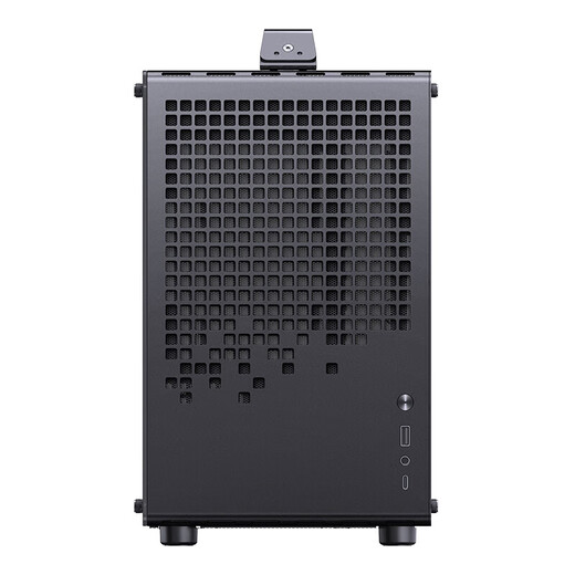JONSBO Z20 Grifftyp MATX weiß 240 wassergekühltes Mini-Kompakt-MINI-Kleingehäuse TYPEC-Desktop-Büro weiße seitlich transparente Spielekonsole Desktop-ITX-Computergehäuse Z20 schwarz + Prism 7PRO-Lüfter * 3 (1 positiv und 2 negativ)