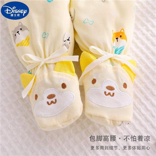 Disney nouveau-né des vêtements pour bébé 0-2 mois 3 printemps 6 vêtements de coton emballent l'automne épais d'hiver et l'hiver Baby Split Set [doux et gluant moyen et épais] H826 Pink Taille 52: 0-3 mois bébé