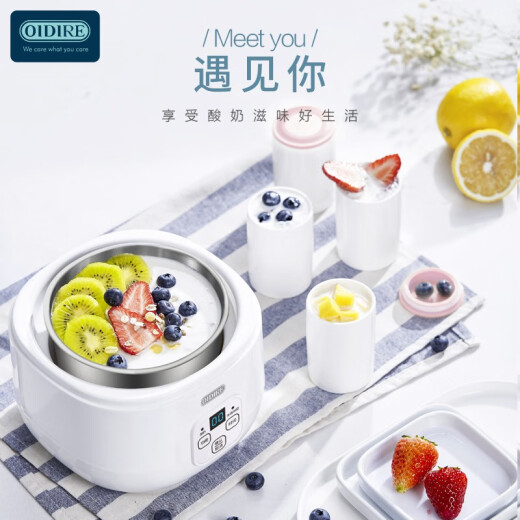 OIDIRE 酸奶机家用全自动小型纳豆米酒酵素机不锈钢内胆可智能定时 ODI-SA13智能定时【304不锈钢内胆】