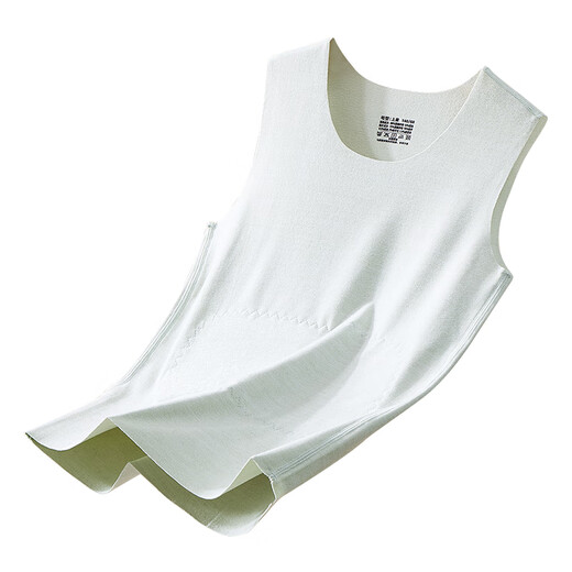 Langsha's new children's vest in autumn, wool and silk, boys and girls belly protection vest, shoulder thermal vest, medium and large children's baby underwear