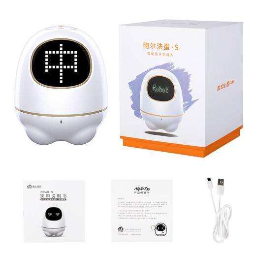 Alpha Egg S iFlytek Intelligent Robot Voice Interactive Dialogue Traditional Chinese Education Children Early Education Learning Robot