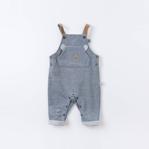 David Bella boys pants girls overalls baby jumpsuits infant spring new jumpsuit navy striped 100cm (4Y (recommended height 95-105cm))