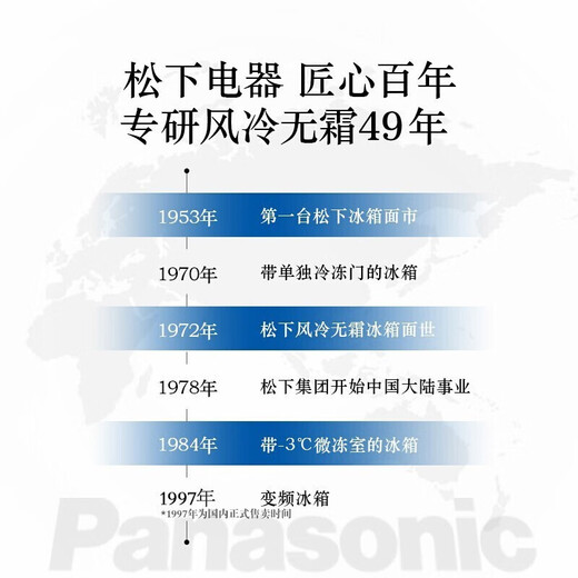 Panasonic (Panasonic) multi-door refrigerator NR-EE43TXB-A air-cooled frost-free frequency conversion automatic ice making Naruyi sterilization, pure flavor, slightly frozen and fresh-keeping 435L tail cargo machine NR-EE43TXB Deep Sea Blue 435L automatic ice making