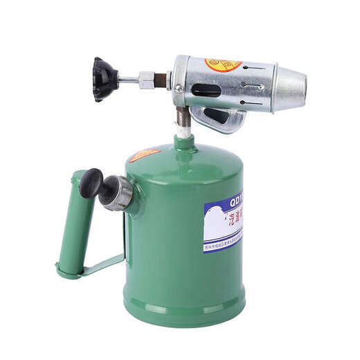 Gasoline blowtorch, good flame gun, high temperature baking and heating spray gun, portable small household gasoline and diesel blowtorch, burning pig hair (the product cannot be returned or exchanged once used) 1.5L gasoline blowtorch (complete set)