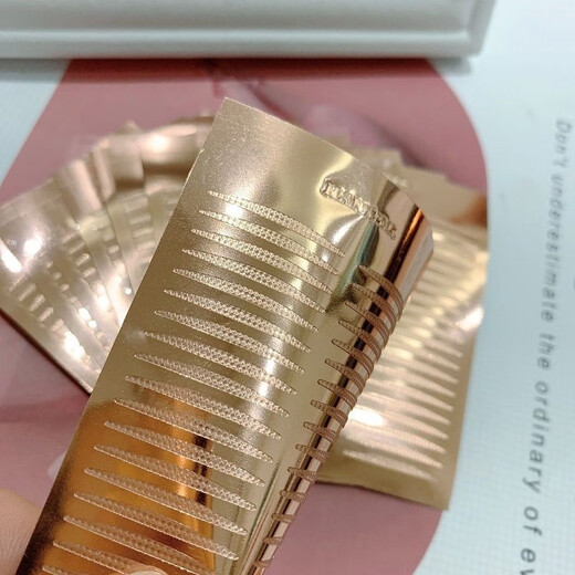 Hanbel rose gold base single-sided double eyelid patch with inner double swollen eye bubbles invisible transparent color thin style beauty patch rose-slim style 10 sheets 400 patches