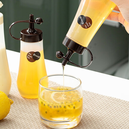 Home KATEI STORY Japan imported food grade squeeze bottle honey bottle salad dressing squeeze bottle oyster sauce bottle sauce bottle condiment bottle white with lid 360ml