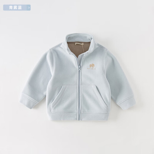 David Bella children's polar fleece jacket autumn clothing for boys and girls baby clothes anti-static cardigan