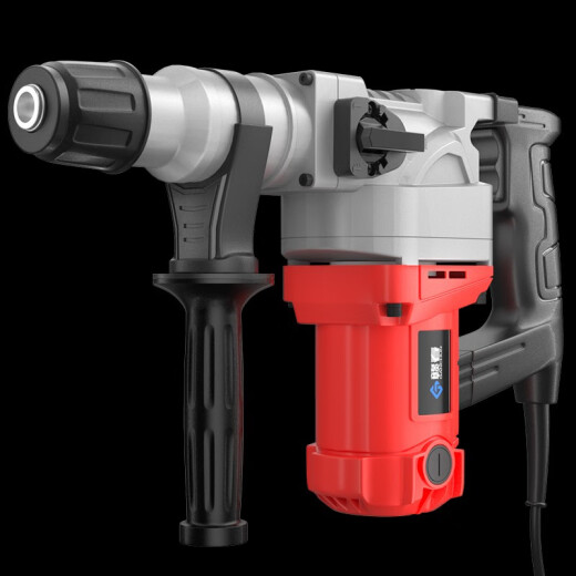 Ganchun Electric Hammer Impact Drill Practical Electric Hammer and Pickaxe Dual-Purpose Industrial Grade Professional High-Power Household Electric Drill Hammer and Pickaxe Dual-Purpose Industrial Grade Electric Hammer Concrete Hardware Power Tool Combination [Upgraded All-Purpose Package] Black Diamond Industrial Electric Hammer + U-shaped Chisel*, 1 stick