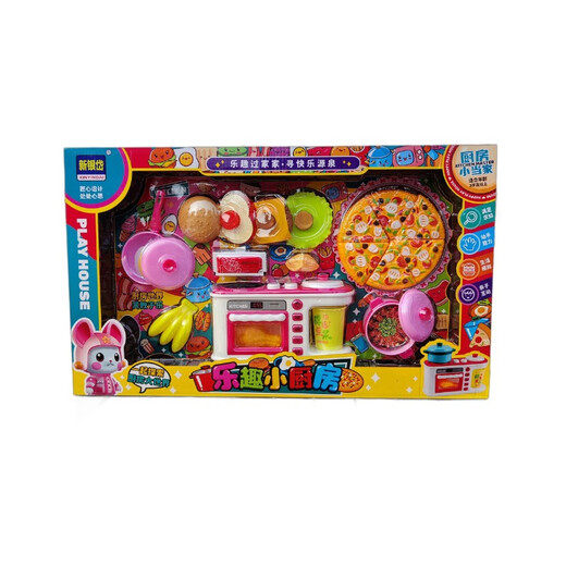 威柯（WEIKE）儿童仿真厨房过家家玩具套装大礼盒女孩玩具六一儿童节男女孩礼物 洗衣机咕卡奶油套装