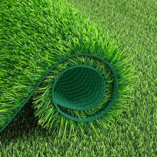 Qingya thermal insulation silencer mat simulated turf anti-drip silent artifact soundproof canopy balcony decoration roof 3cm encrypted silencer grass (1 meter wide * 1 meter long)