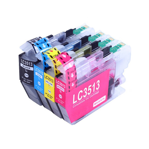 Jingcheng LC3513 Cartouches d'encre adaptées aux frères MFC-J690DW J890DW J491DW J572DW IMPRIMANTE CARTRIDE À L'ENK [15ML] LC3513 / LC3511 CARTRIDGES À L'ENK JAUNE ENRE A