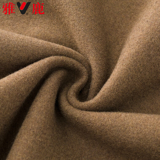 Yalu woolen woolen jacket men's short autumn and winter fashion casual lapel plus cotton woolen jacket men's tops men's clothing