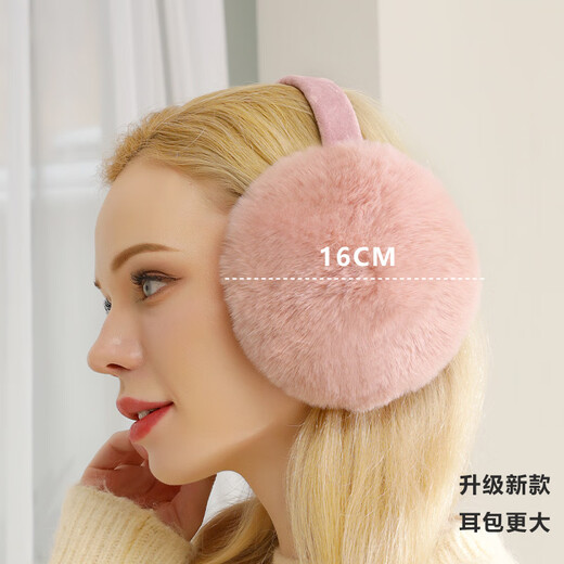 HUIGYAAY ear muffs for women, cute plush winter warm ear bags, anti-freeze ear caps, ear muffs, ear protectors, foldable ear warmers, 7839 cloth rod purple, 1 piece