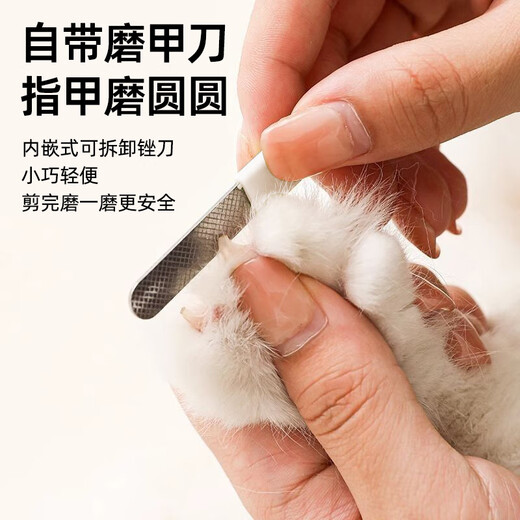 Bethnai cat nail clipper special LED light pet cat and dog nail clipper with light to see the blood line and prevent cutting injury artifact