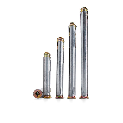 Jinggong Iron Stainless Steel Window Gecko Countersunk Head Cross Expansion Screw Door and Windows Special Pull Expansion Screw M8M10 Carbon Steel Galvanized M10*182 (5 pcs) Punch 10mm