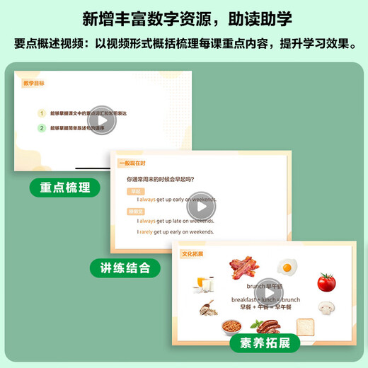 新概念英语2学习组合 学生用书+练习册+自学导读+练习详解（智慧版 套装共4册 附要点概述视频、课文音频、单词跟读、单词练习、课文朗读语音测评）中小学英语 英语自学 外研社