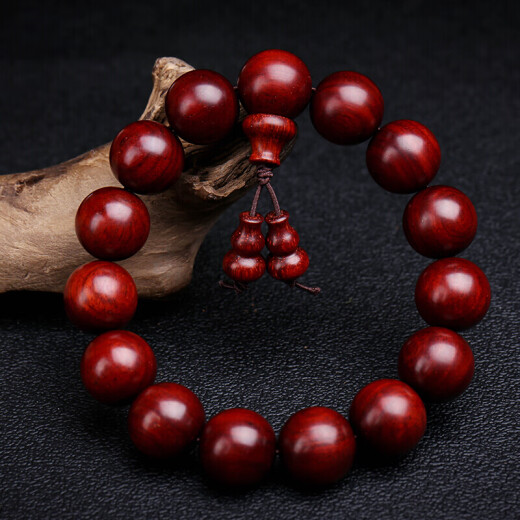 Yueyin Baichuan High Density Indian Small Leaf Rosewood Bracelet Gift Box Buddha Bead Set Venus 15mm + Venus 6mm