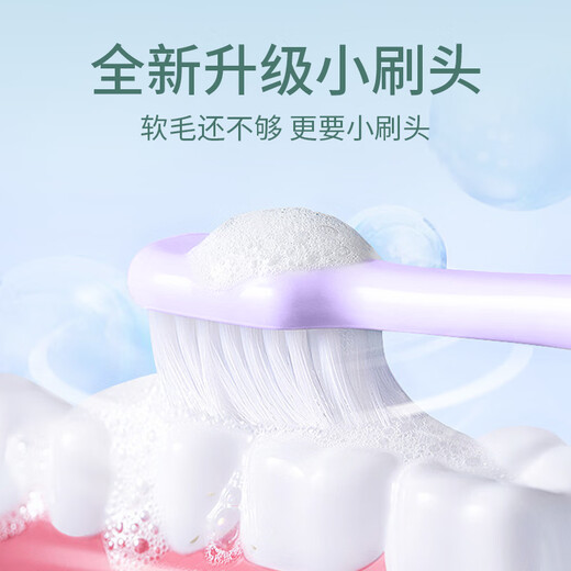 Diwang Dr.wlen soft-bristle toothbrush for adults, small head, ultra-fine, portable, small brush head, healthy teeth, protective gums, comfortable toothbrush, 4 pack