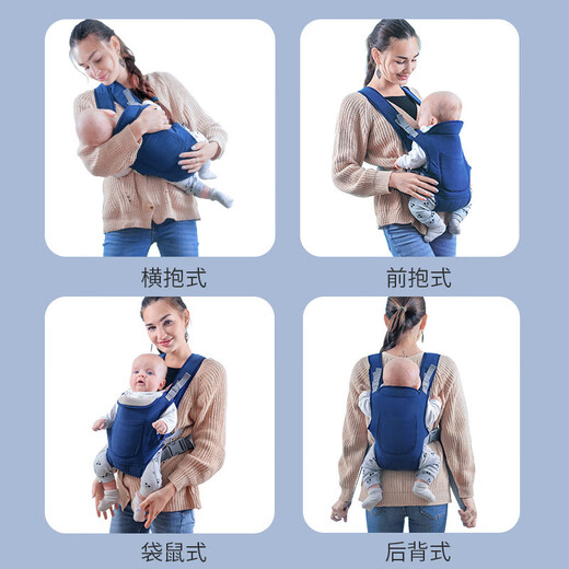 Aiebao Baby ремешок Многофункциональный детский ремешок на ремешках назад и заднем ремешка сзади Светлый серый размер