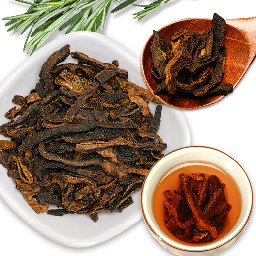 Zequn steamed tangerine peel warms the stomach and dissipates cold, regulates qi and strengthens the spleen. Chinese herbal medicine pieces, dried tangerine peel and shredded orange peel can be used with chrysanthemum, hawthorn, mulberry, and wolfberry soaked in water to make tea 500g/bag (powder can be made upon consultation)