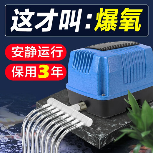 AquaBlue fish tank oxygen pump high-power aquarium oxygen pump seafood oxygen generator oxygen pump fish oxygen pump AP-160 powerful oxygen pump complete set of accessories