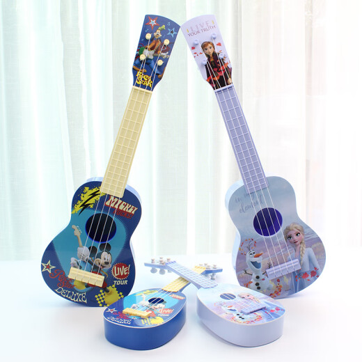 Disney Simulation Mini Guitar Instrument Toy Frozen Girl Beginner Early Education Playing Instrument SWL-7046