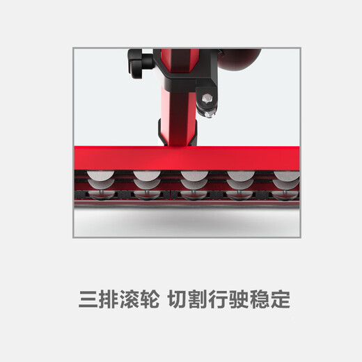 Shijing (SHIJING) T-type tile push knife new hand-pushed 22mm knife wheel glass tile special high-precision forceful pliers 6635A-900 three rows of rollers + ceramic tile forceps